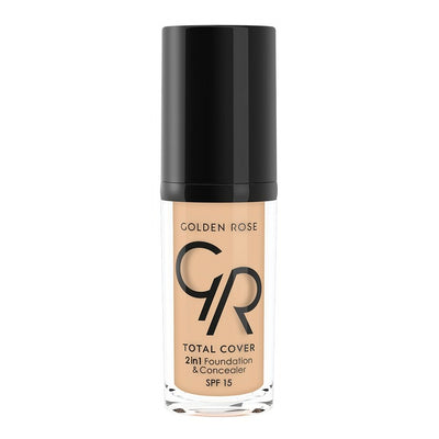 TOTAL COVER 2in1 Foundation & Concealer - 02 Ivory