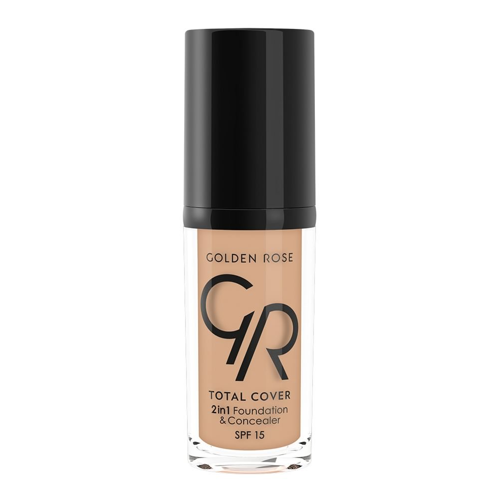 TOTAL COVER 2in1 Foundation & Concealer - 15 Warm Sand